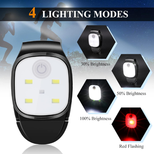 3 LED Running Light Clips