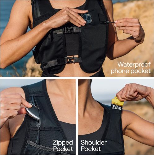 Black TRACKZ Running vest